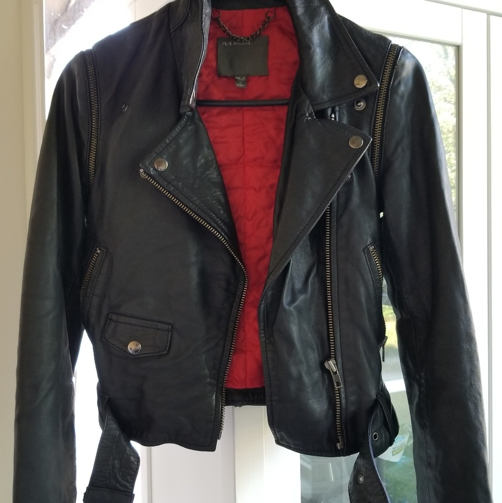 Muubaa Leather Moto jacket